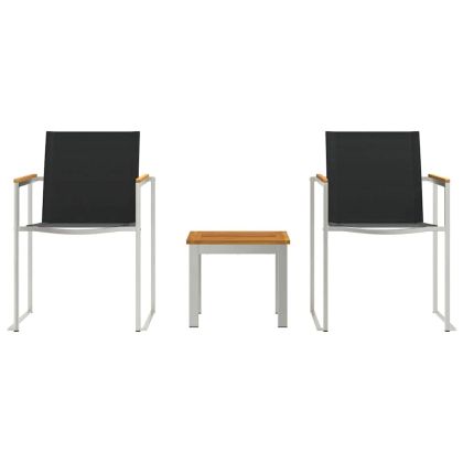 Комплектзахранененаоткрито 3 pcs Солидно акациево дърво