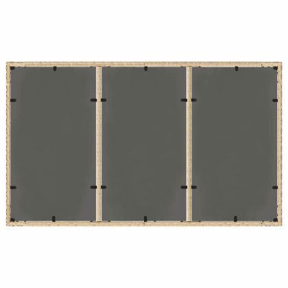 Комплект за хранене в градината 7 pcs Бежово Полиратан