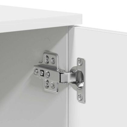 Рамка за легло с чекмедже Бяло 100 x 200 cm Инженерно дърво