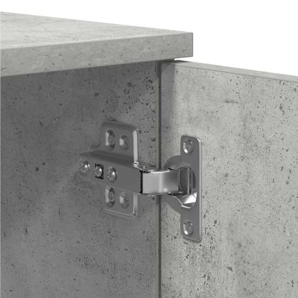 Рамка за легло Циментено сиво 100 x 200 cm Инженерно дърво