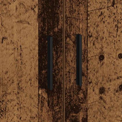 Рамка за легло Старо дърво 80 x 200 cm Инженерно дърво