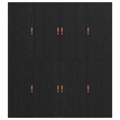 Легло с място за съхранение Черния дъб 200 x 200 cm