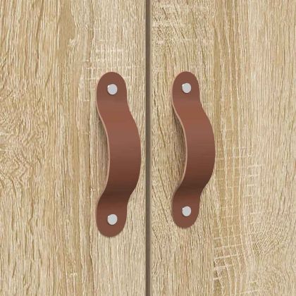 Легло с място за съхранение Сонома дъб 120 x 200 cm