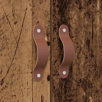 Легло с място за съхранение Старо дърво 150 x 200 cm