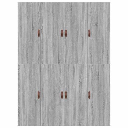 Легло с място за съхранение Сив Сонома 160 x 200 cm