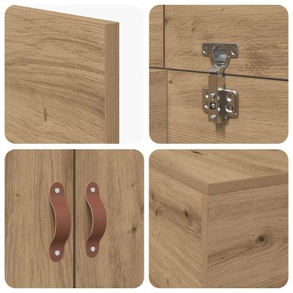 Легло с място за съхранение Дъб 90 x 190 cm Инженерно дърво