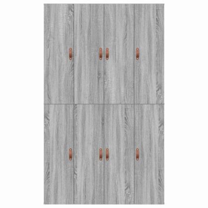 Легло с място за съхранение Сив Сонома 120 x 190 cm