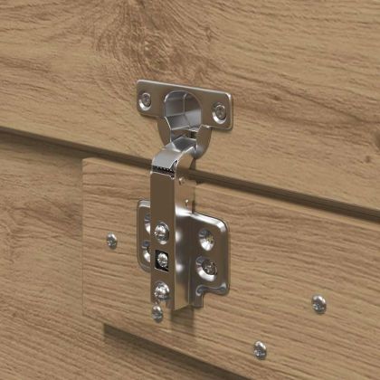 Легло с място за съхранение Дъб 120 x 190 cm Инженерно дърво