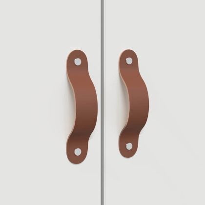 Легло с място за съхранение Бяло 135 x 190 cm Инженерно дърво