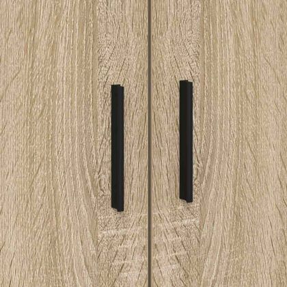 Легло с място за съхранение Сонома дъб 100 cm Инженерно дърво