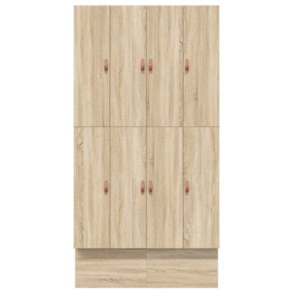 Легло с място за съхранение Сонома дъб 120 cm Инженерно дърво