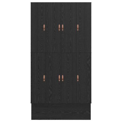 Легло с място за съхранение Черния дъб 120 cm Инженерно дърво