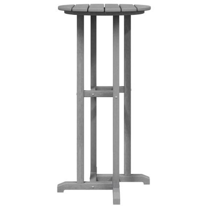 Комплект бар за градина 3 pcs Светлосиво HDPE