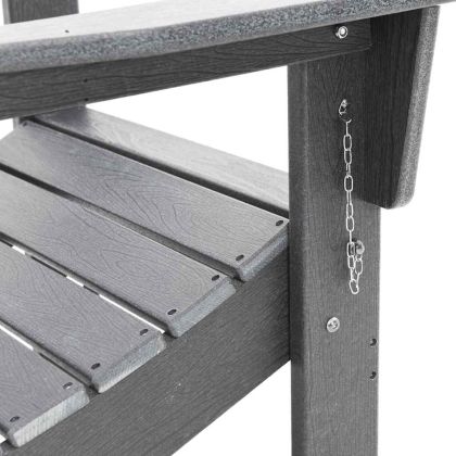 Градински мебели за отдих 2 pcs Светлосиво 74.5 x 80.5 x 90 см