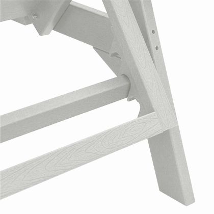 Градински мебели за отдих 3 pcs Бяло 38 x 38 x 46 см Полиетилен