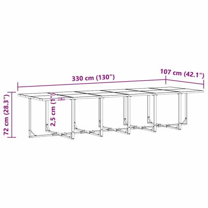 Комплект за хранене в градината 13 pcs Черно Стомана