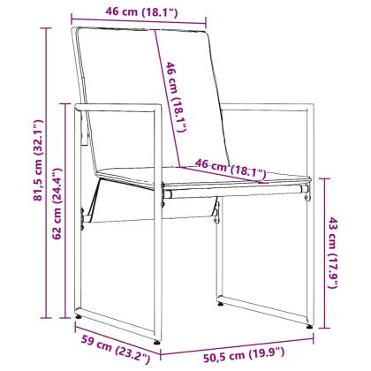 Комплект за хранене в градината 11 pcs Черно Стомана