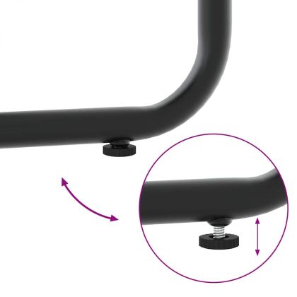 Комплект за хранене в градината 13 pcs Черно Стомана