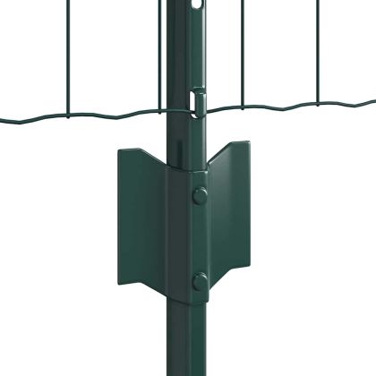 Ограда и колче Зелен 0,4 x 10 м Стомана