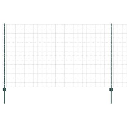 Ограда и колче Зелен 1,4 x 10 m Стомана
