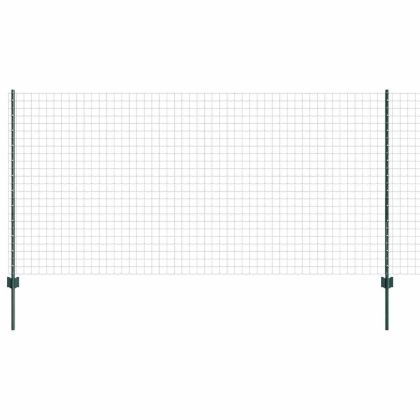 Ограда и колче Зелен 1,2 x 25 m Стомана