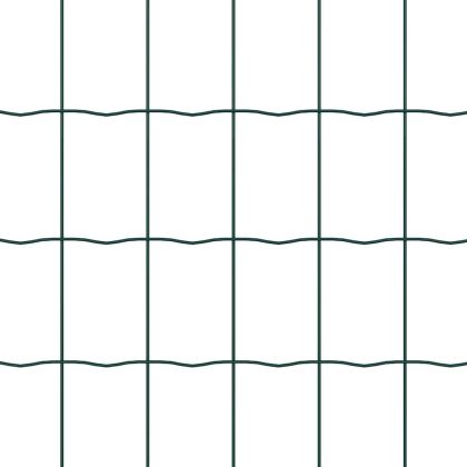 Ограда и колче Зелен 1,2 x 25 m Стомана