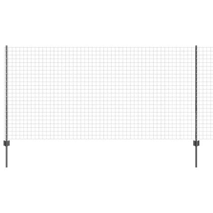 Ограда и колче Сив 1,2 x 25 m Стомана