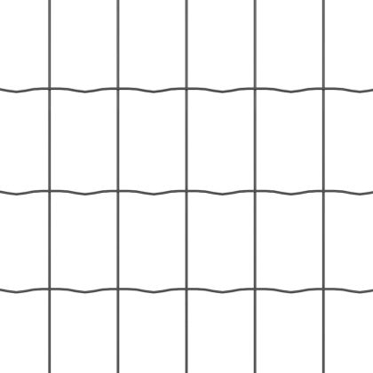 Ограда и колче Сив 1,2 x 25 m Стомана