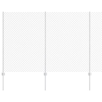 Ограда и колче Сребрист 1,6 x 10 m Стомана