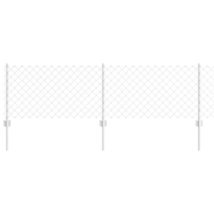 Ограда и колче Сребрист 0,6 x 25 м Стомана