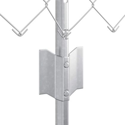 Ограда и колче Сребрист 0,6 x 25 м Стомана