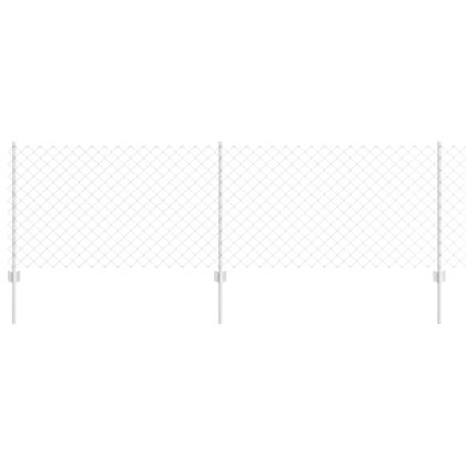 Ограда и колче Сребрист 0,8 x 25 m Стомана