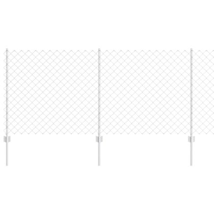 Ограда с пост Сребрист 1 x 25 m Стомана