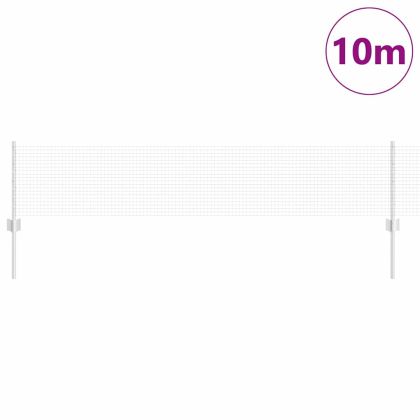 Ограда и колче Сребрист 0,4 x 10 м Стомана