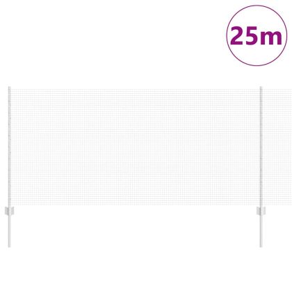 Ограда и колче Сребрист 1 x 25 m Стомана