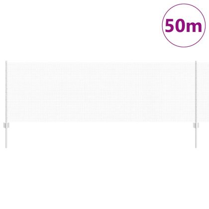 Ограда и колче Сребрист 0,8 x 50 м Стомана