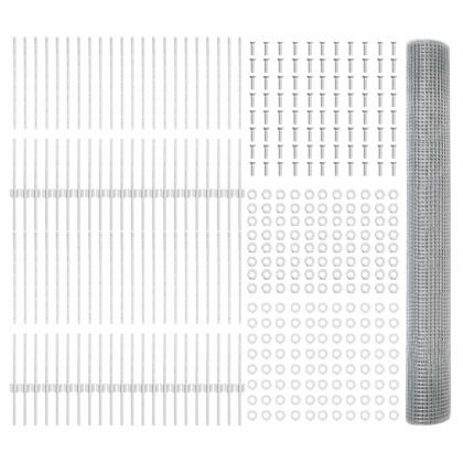 Ограда и колче Сребрист 1 x 100 m Стомана