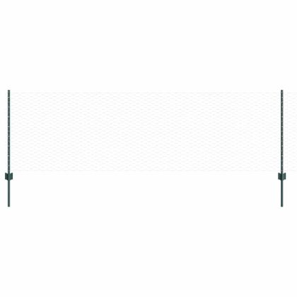 Ограда и колче Зелен 0,8 x 10 m Стомана