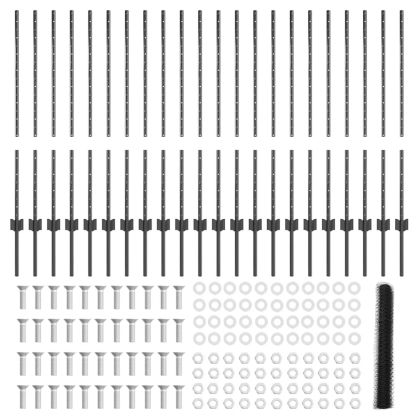 Ограда и колче Сив 1 x 50 m Стомана