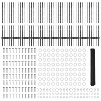 Ограда и колче Сив 1 x 100 m Стомана