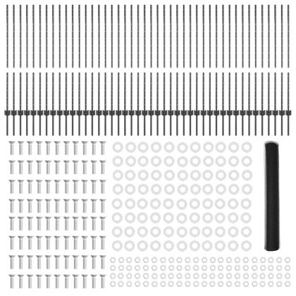 Ограда и колче Сив 1,2 x 100 m Стомана