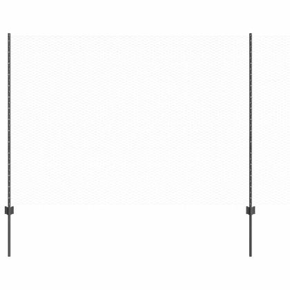 Ограда и колче Сив 1,6 x 100 m Стомана