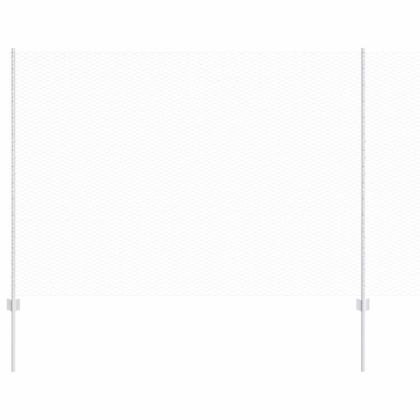 Ограда и колче Сребрист 1,6 x 10 m Стомана