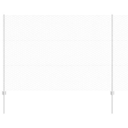 Ограда и колче Сребрист 1,5 x 25 m Стомана