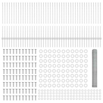 Ограда и колче Сребрист 1 x 100 m Стомана