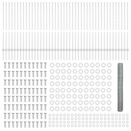Ограда и колче Сребрист 1,2 x 100 m Стомана