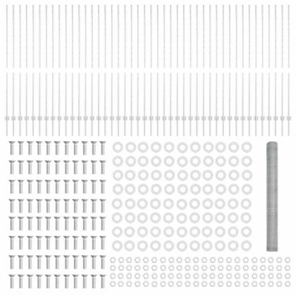 Ограда и колче Сребрист 1,5 x 100 м Стомана