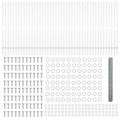 Ограда и колче Сребрист 1,5 x 100 м Стомана