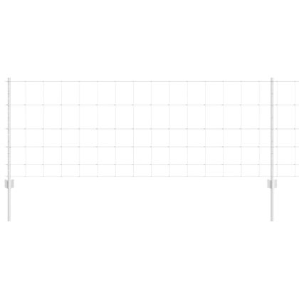 Ограда и колче Сребрист 0,8 x 25 m Стомана