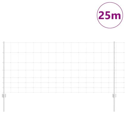 Ограда и колче Сребрист 1 x 25 m Стомана